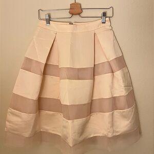 NWT ENGLISH FACTORY VOLUME PLATED SKIRT